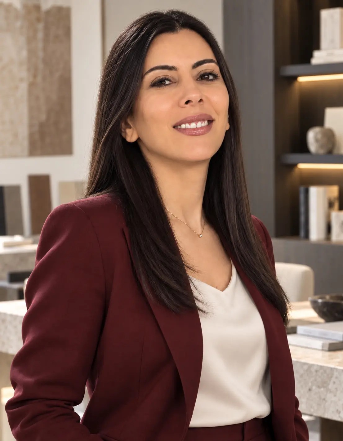 Portrait d’Imane Alaoui, designer d’intérieur et cofondatrice de BAIA